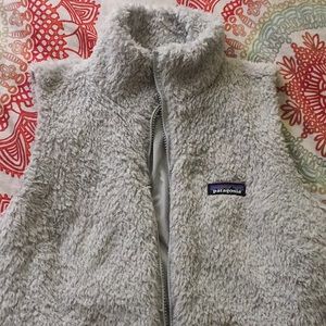 Patagonia Grey Fur Vest